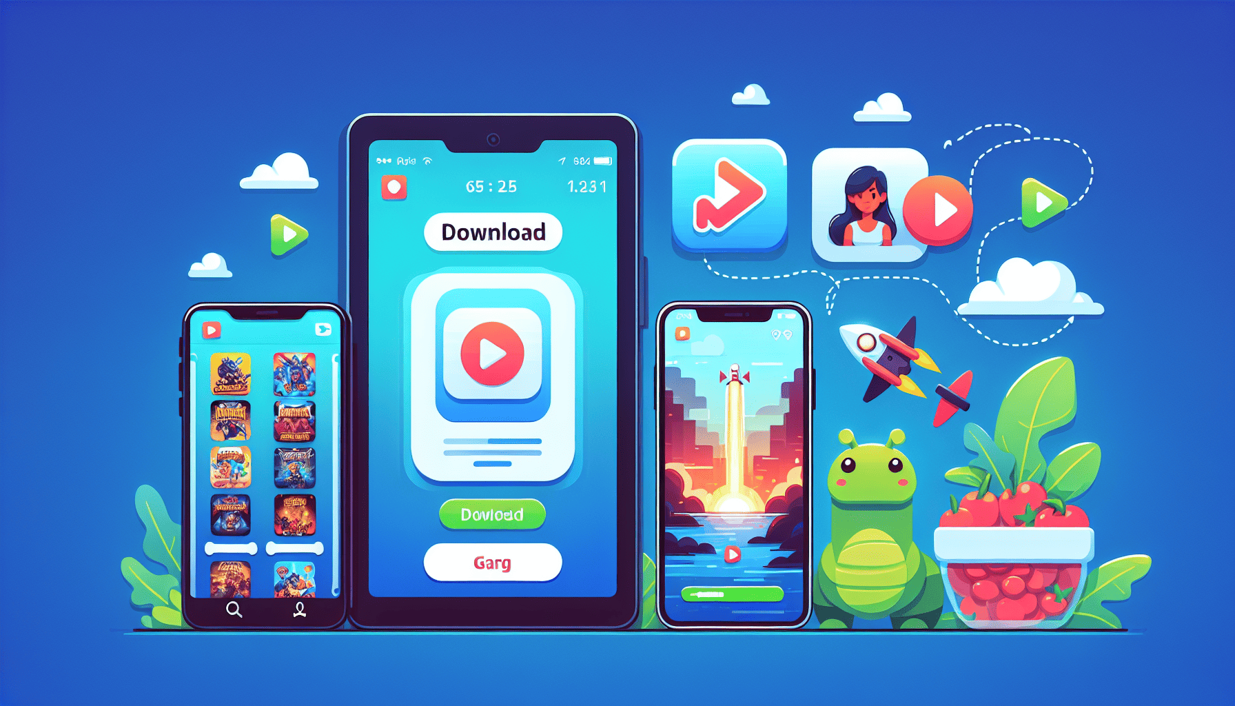 Game download guide on devices