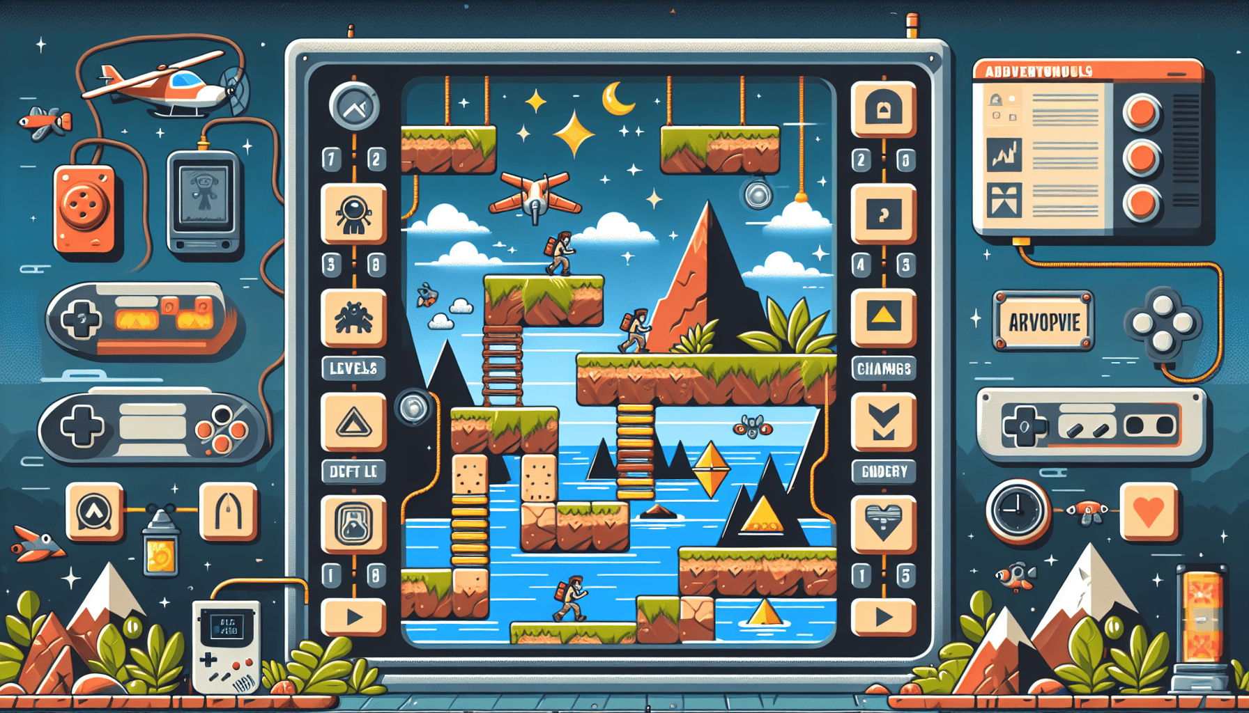 Arcade challenges and levels