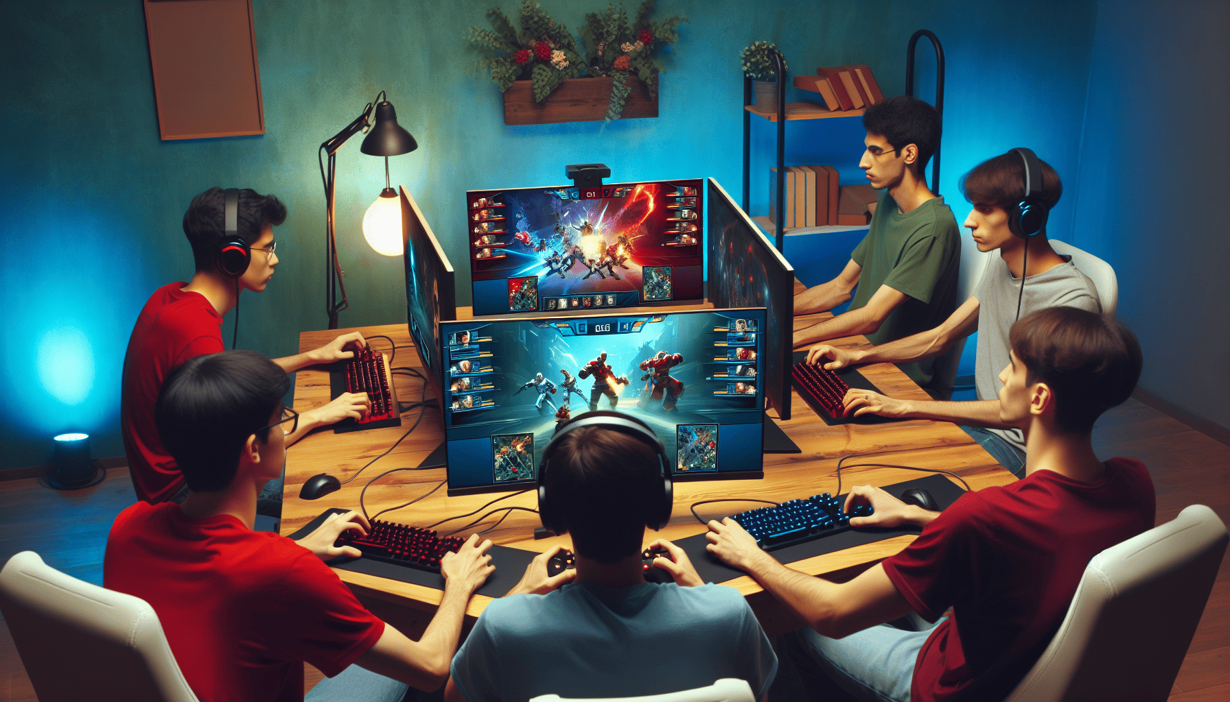 Online arcade multiplayer gaming